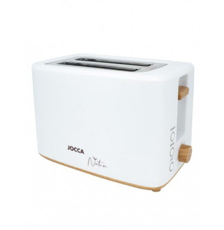 Tosteris Jocca 2185 dviejų riekelių baltas/ medžio detalės