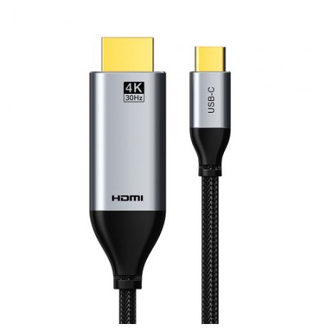 Kabelis USB-C - HDMI, 4K, Ultra HD, 3m, 1.4 ver.