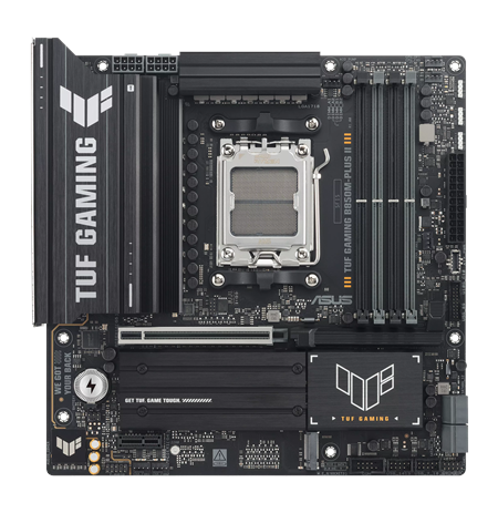 Asus TUF GAMING B850M-PLUS II | Processor family AMD | Processor socket AM5 | DDR5 | Supported hard disk drive interfaces SATA, 