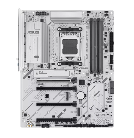 Asus B850 MAX GAMING WIFI W | Processor family AMD | Processor socket AM5 | DDR5 | Supported hard disk drive interfaces SATA, M.