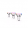 Philips Hue E WCA 345 GU10 3P EU | E27 | 8 W | 16 million colors, White and colored light