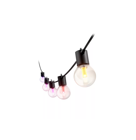 Philips Hue Hue Festavia Globe Outdoor String Lights, 21m Extension | 30 W
