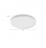 Philips Hue Surimu round panel light, 39.5 cm | Bluetooth, Zigbee