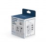 Gembird TPA-EU2A1C15-01-W Grounded universal travel power adapter, 15 W, white