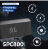 NASA SPC800  Bluetooth Speaker/ Alarm Clock/ Wireless Charger