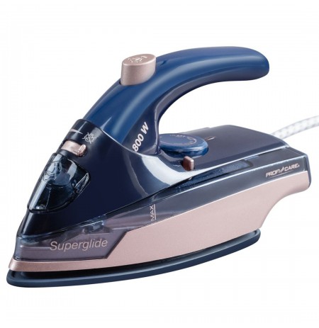ProfiCare PC-DB 3125 Steam iron Ceramic soleplate 800 W Blue, Rose