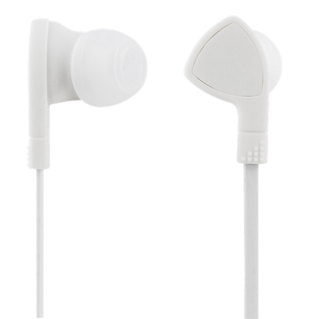STREETZ ausinės, su mikrofonu, 3.5mm, baltos HL-W103