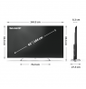 Sharp 4K Ultra HD QLED MiniLED TV | 65JP7265E | 55 | Smart TV | Google TV | UHD