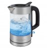 ProfiCook PC-WKS 1229 G electric kettle 1 L 1600 W Stainless steel, Transparent