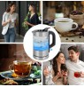 ProfiCook PC-WKS 1228 G electric kettle 0.5 L 1100 W Stainless steel, Transparent