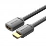 Vention HDMI-A Male to HDMI-A Female 4K HD Cable PVC Type 3M Black