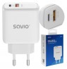 Savio LA-12 mobile device charger Universal White AC Fast charging Indoor