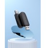 Vention 2-in-1 USB 3.0 A Card Reader(SD+TF) Black Dual Drive Letter