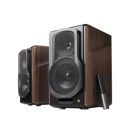 Edifier S2000MKIII Bookshelf Speaker, Brown | Edifier