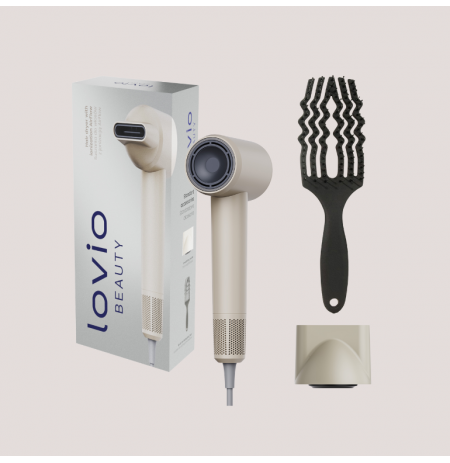 Lovio LVHD001BE Hair Dryer With Ionization AirFlow