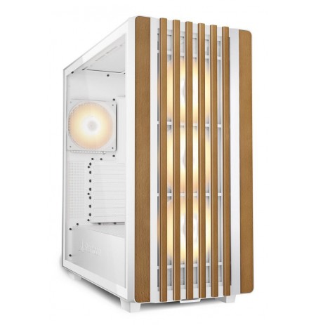 Case Sharkoon Rebel C70G RGB ATX glass white