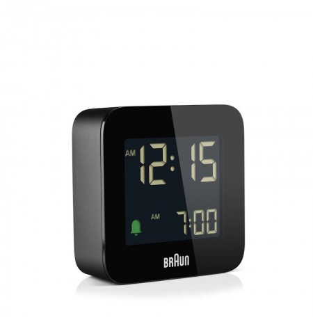 Braun BC08B skaitmeninis kelioninis žadintuvas – juodas