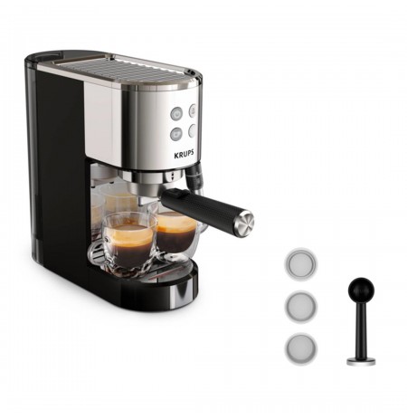 Krups Virtuoso XP444C10 coffee maker Semi-auto Espresso machine 1 L