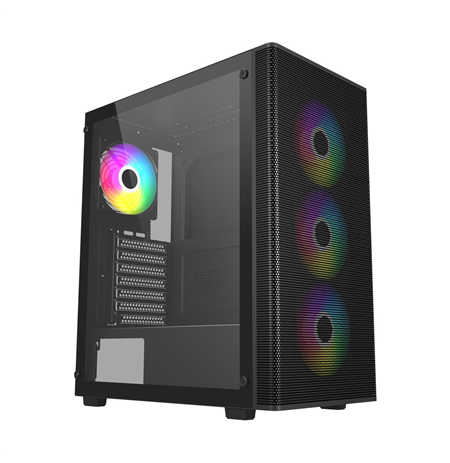 FSP Case | M220-BA | Black | Mid Tower | Power supply included No