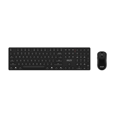 MSI FORGE K210 WIRELESS COMBO | Keyboard and Mouse Set | Wireless | Mouse included | US | Black | Scissor