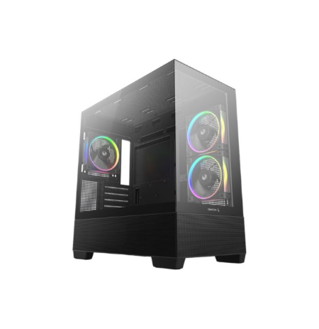 Deepcool CG380 3F MIDI TOWER CASE, Black | Deepcool