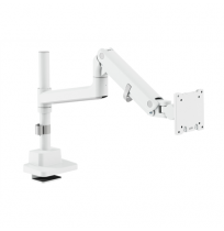 DIGITUS Single Monitor Mount 57inch 27kg Gas Spring VESA: 75x75 100x100 White