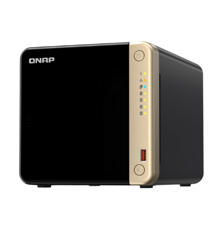 QNAP | 4-Bay desktop NAS | TS-464-8G | Intel Celeron | N5095 4-core | Processor frequency 2.9 GHz | 8 GB