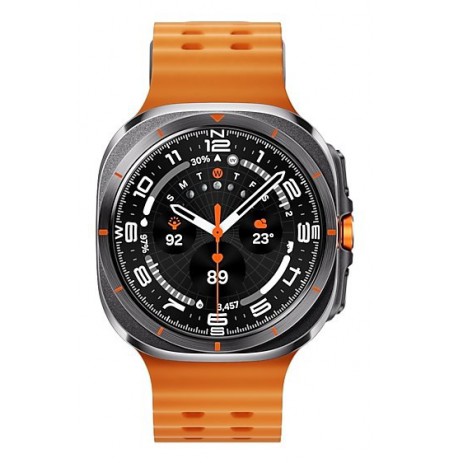 Samsung Galaxy Watch Ultra 3.81 cm (1.5") AMOLED 47 mm Digital 480 x 480 pixels Touchscreen 4G Grey, Titanium Wi-Fi GPS