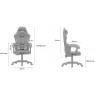 Huzaro Force 2.7 Black Carbon Gaming chair Blue