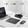 Maclean power strip, 4-socket extension cable + 3xUSB, 110-240V AC 50/60Hz, 2.1A max 2500W, 1.5m, black, MCE392 B