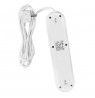 Maclean power strip, 3 socket extension + 3xUSB, 110-240V AC 50/60Hz, 2.1A max 2500W, 1.5m, white, MCE394 W