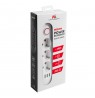 Maclean power strip, 3 socket extension + 3xUSB, 110-240V AC 50/60Hz, 2.1A max 2500W, 1.5m, white, MCE394 W