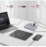 Maclean power strip, 4-socket extension cable + 3xUSB, 110-240V AC 50/60Hz, 2.1A max 2500W, 3m, white, MCE393 W