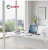 Maclean power strip, 4-socket extension cable + 3xUSB, 110-240V AC 50/60Hz, 2.1A max 2500W, 3m, white, MCE393 W