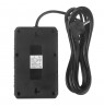Maclean power strip, 4-socket extension cable + 3xUSB, 110-240V AC 50/60Hz, 2.1A max 2500W, 3m, black, MCE393 B