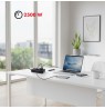 Maclean power strip, 4-socket extension cable + 3xUSB, 110-240V AC 50/60Hz, 2.1A max 2500W, 3m, black, MCE393 B