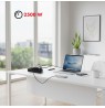 Maclean power strip, 6 socket extension + 4xUSB, 110-240V AC 50/60Hz, 2.1A max 2500W, 1.5 m, black, MCE389 B