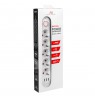 Maclean power strip, 5 socket extension + 3xUSB, 110-240V AC 50/60Hz, 2.1A max 2500W, 1.5m, white, MCE395 W
