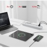 Maclean power strip, 5 socket extension + 3xUSB, 110-240V AC 50/60Hz, 2.1A max 2500W, 1.5m, white, MCE395 W
