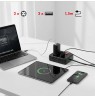 Maclean power strip, extender 2 sockets + 3xUSB, 110-240V AC 50/60Hz, 2.1A max 2500W, 1.5m, black, MCE387 B