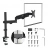 Maclean monitor mount, gas spring, 17"-32", 2-10kg, black, MC-135