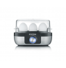 Severin EK 3163 3 egg(s) Black, Stainless steel, Transparent