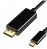Kabelis USB Type-C - DisplayPort, 4K, 60Hz, 5m