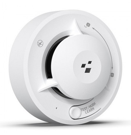 TUYA bevielis fotoelektrinis dūmų detektorius Wi-Fi