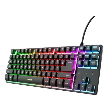 Trust GXT 833 Thado TKL keyboard Gaming USB QWERTY US English Black