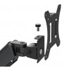 Maclean 3 monitor mount, gas spring, 17"-27", 2-8kg, black, MC-137
