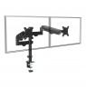 Maclean 2 monitor mount, gas spring, 17"-32", 2-10kg, black, MC-136