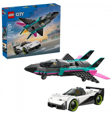 LEGO CITY 60489 Jet vs Car