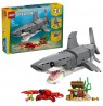 LEGO CREATOR 3 IN 1 31381 Fierce Shark with a Treasure Chest