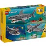 LEGO CREATOR 3 IN 1 31381 Fierce Shark with a Treasure Chest